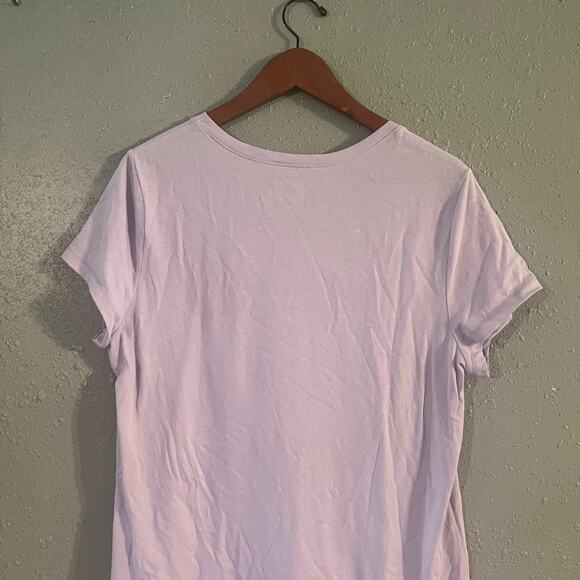 No Boundaries Women's XXXL Lavendar Baby doll T shirt Casual Y2K Comfy Soft - Picture 5 of 8